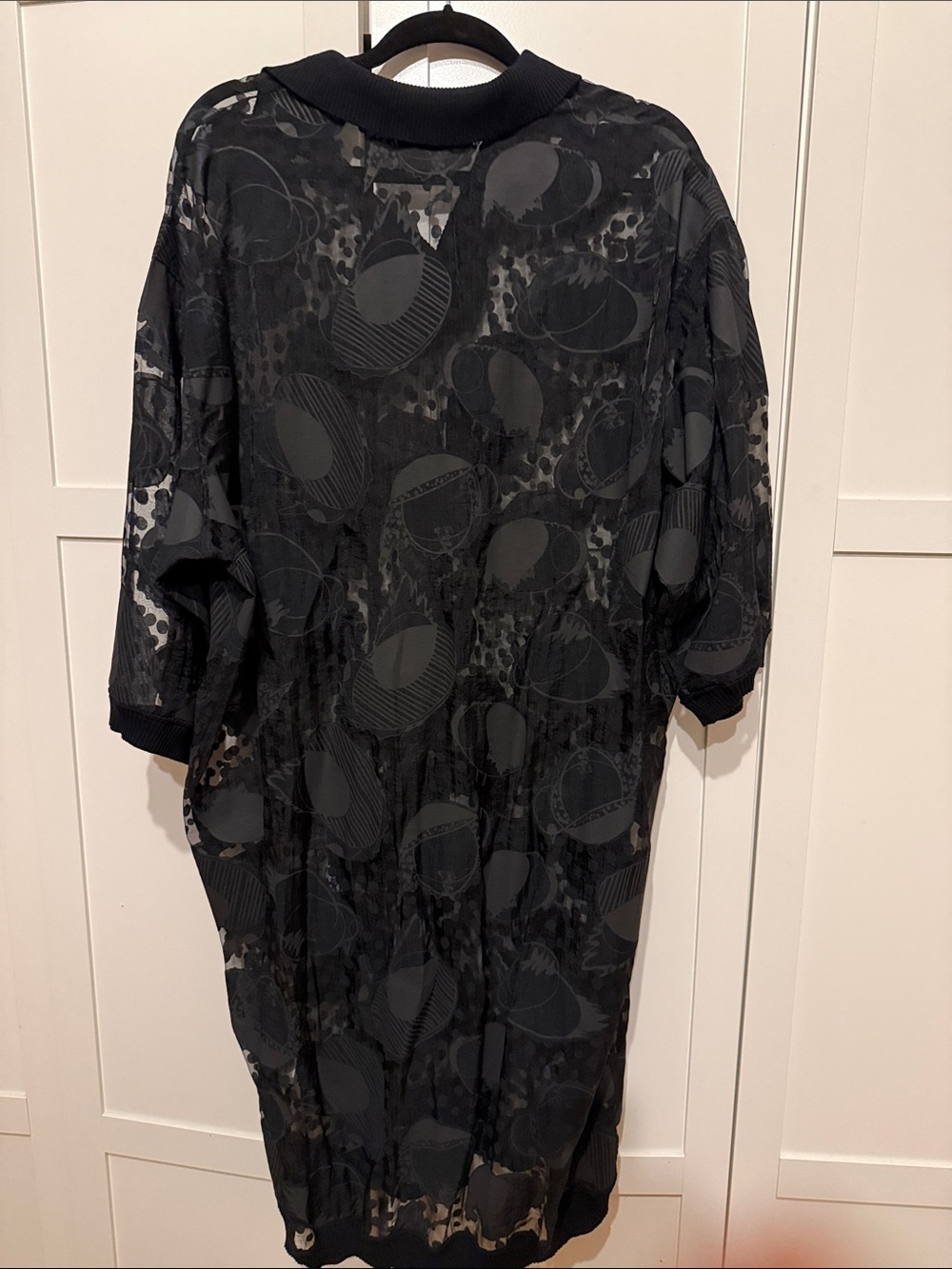 Black graphic Patterned Dress - Picture 4 of 7